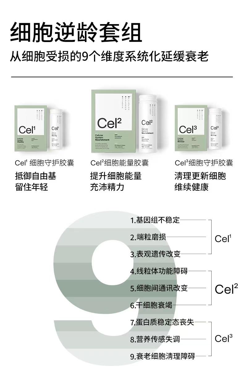 SRW Cel2新西兰细胞能量胶囊MNM核苷酸NAD提升细胞能量